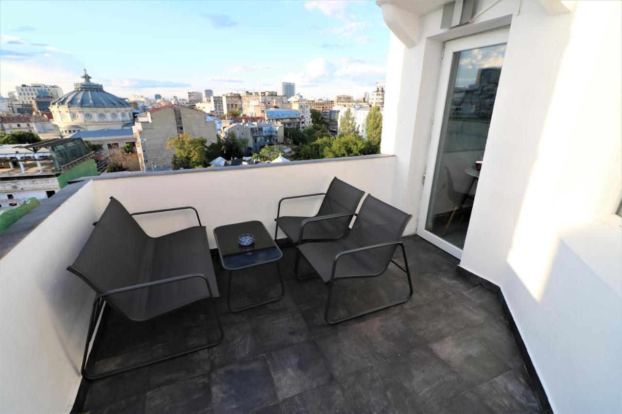 Athenee Palace Apartment - Panoramic View Terrace & Balcony - Free Minibar Букурещ Екстериор снимка