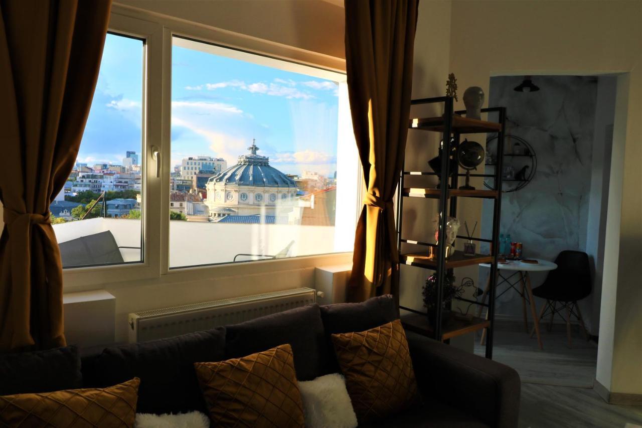 Athenee Palace Apartment - Panoramic View Terrace & Balcony - Free Minibar Букурещ Екстериор снимка