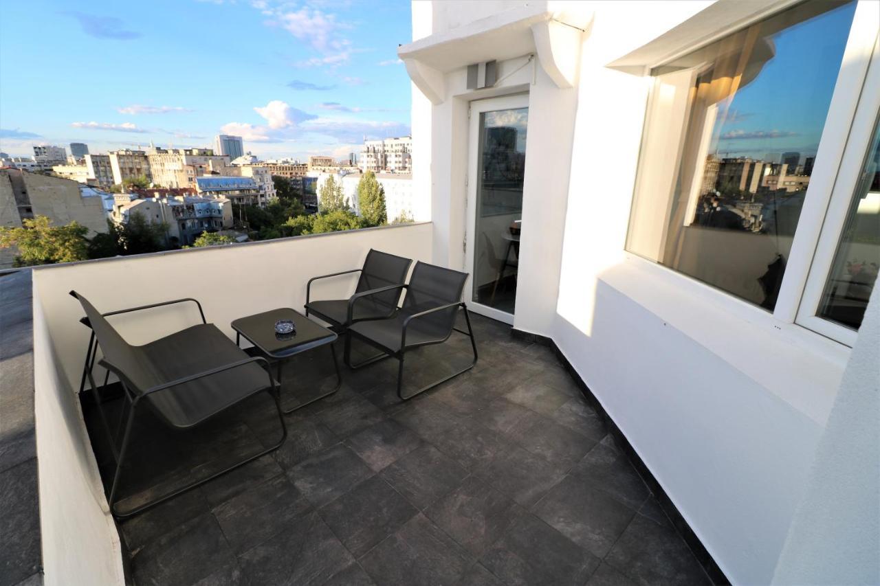 Athenee Palace Apartment - Panoramic View Terrace & Balcony - Free Minibar Букурещ Екстериор снимка