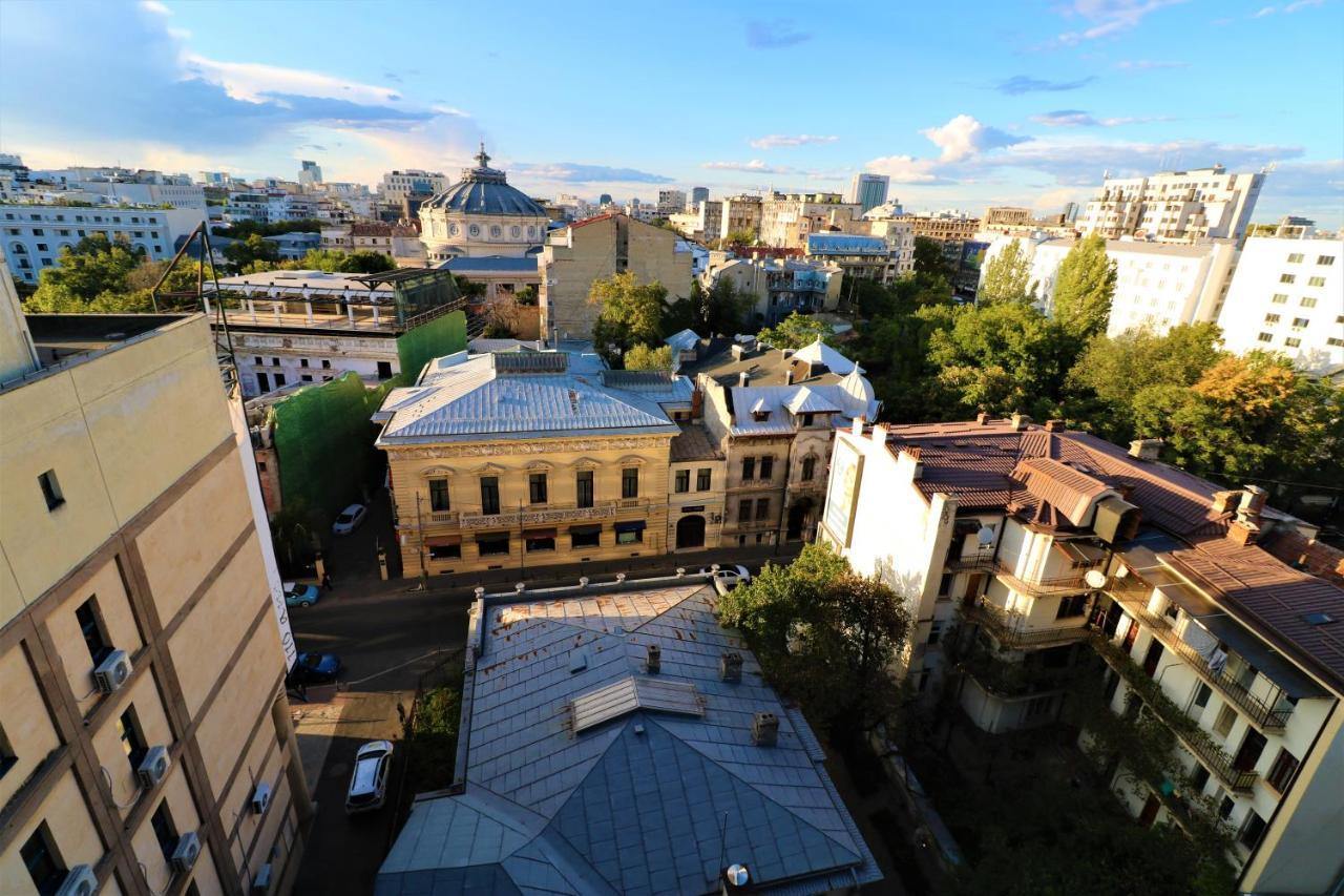 Athenee Palace Apartment - Panoramic View Terrace & Balcony - Free Minibar Букурещ Екстериор снимка