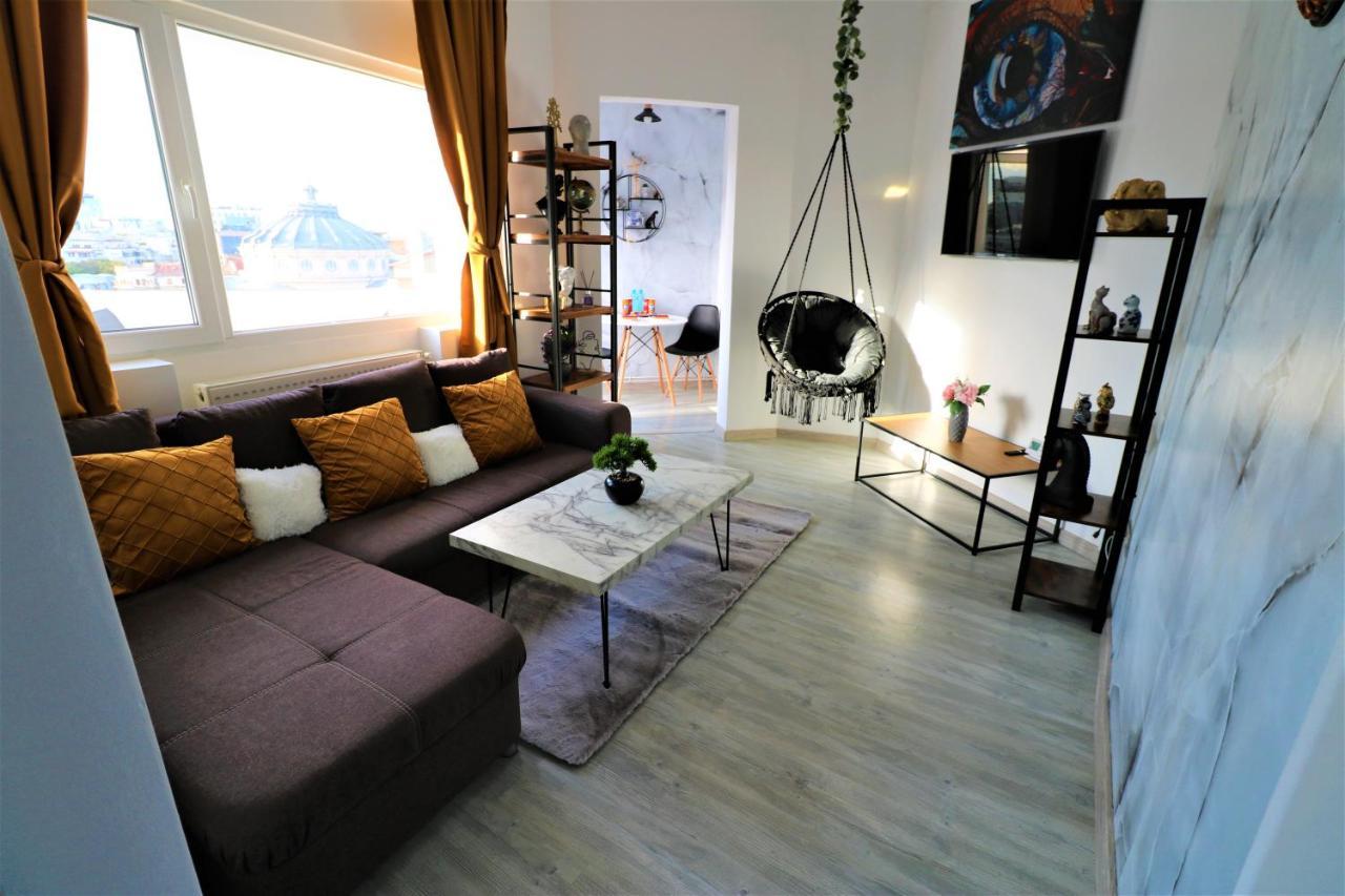 Athenee Palace Apartment - Panoramic View Terrace & Balcony - Free Minibar Букурещ Екстериор снимка