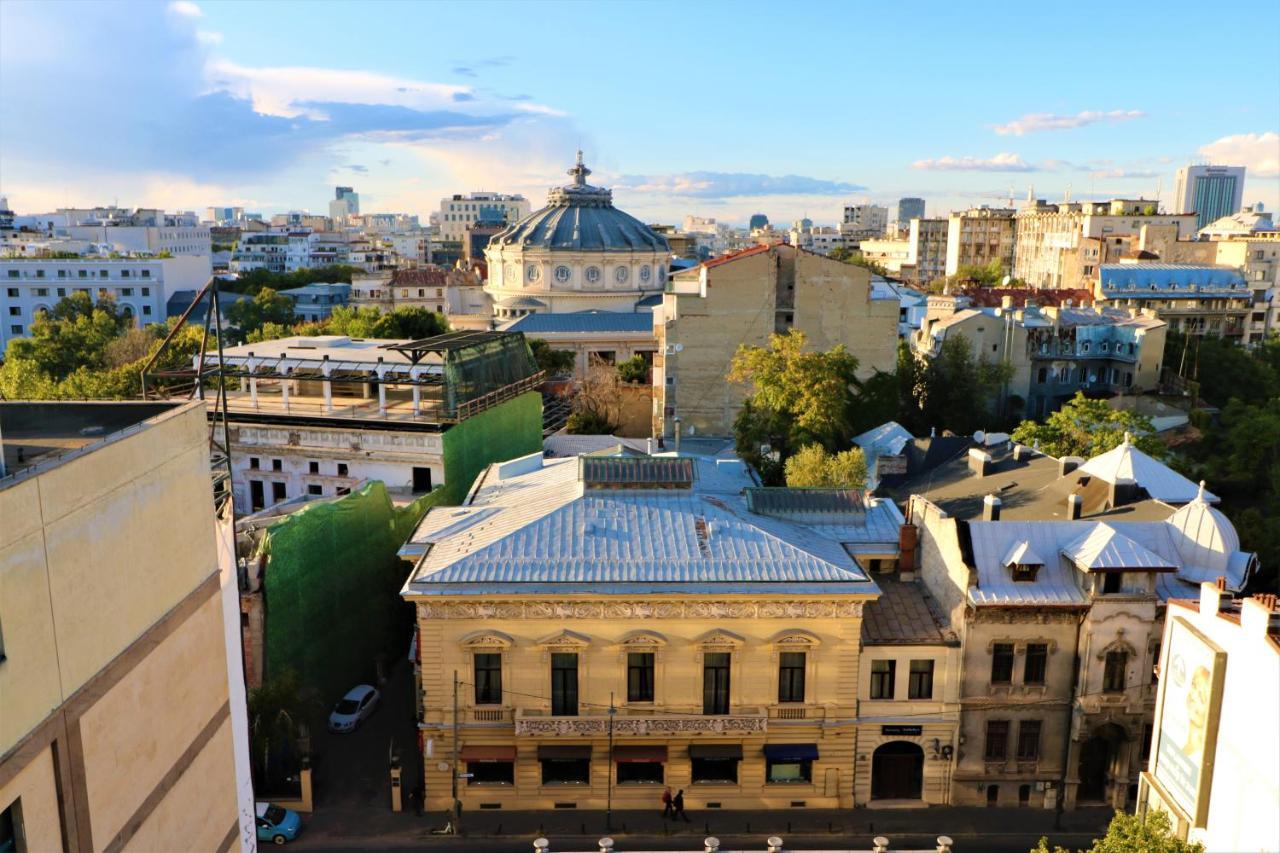 Athenee Palace Apartment - Panoramic View Terrace & Balcony - Free Minibar Букурещ Екстериор снимка